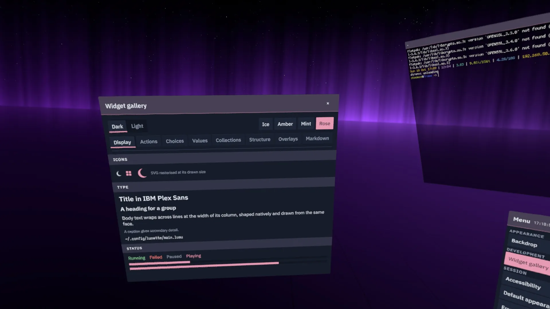 lunette running on the Steam Frame (preliminary)